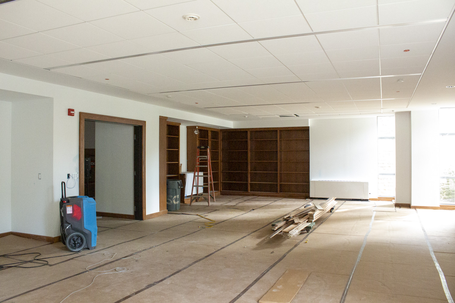 Fullerton Room. Outside area of new atrium.