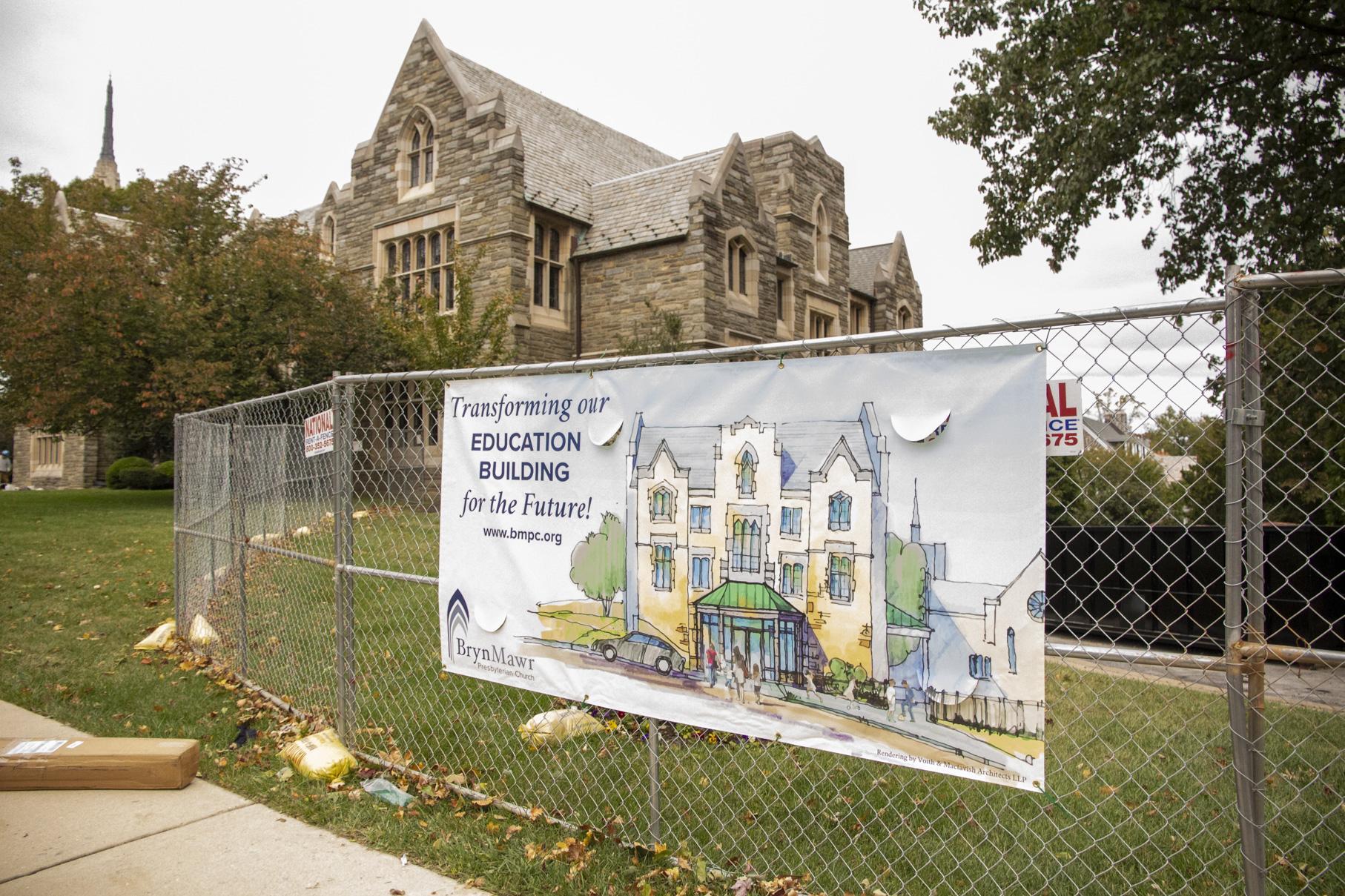 Transforming our Education Building for the Future! Sign