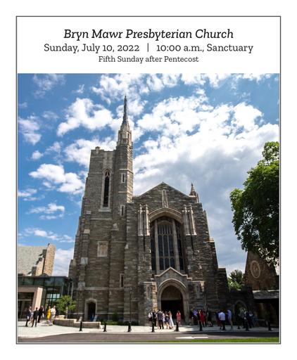 Sunday, July 10, 2022 • 10:00 a.m. Bulletin