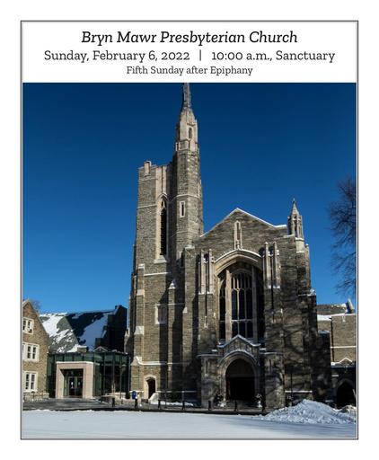 Sunday, February 6, 2022 • 10 a.m. Bulletin