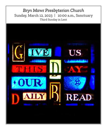 Sunday, March 12, 2023 - 10 a.m. Bulletin