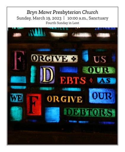 Sunday, March 19, 2023 -10 a.m. Bulletin