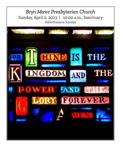 Sunday, April 2, 2023 - 10 a.m. Bulletin